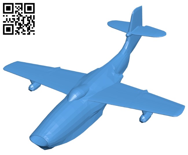 Saunders-Roe SR.A Aircraft B005272 file stl free download 3D Model for CNC and 3d printer