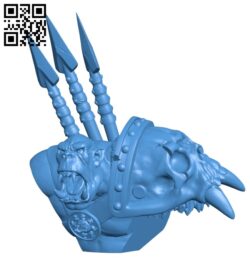 Spear orc B005364 file stl free download 3D Model for CNC and 3d printer