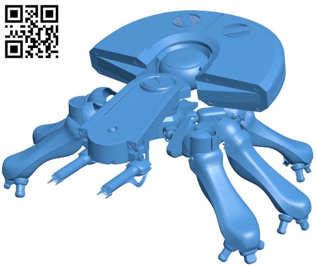 Spider Tank B005299 file stl free download 3D Model for CNC and 3d printer