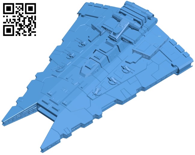Star wars gladiator ship B005584 download free stl files 3d model for 3d printer and CNC carving