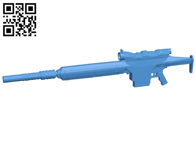 Stillpiercer Gun B005308 file stl free download 3D Model for CNC and 3d printer