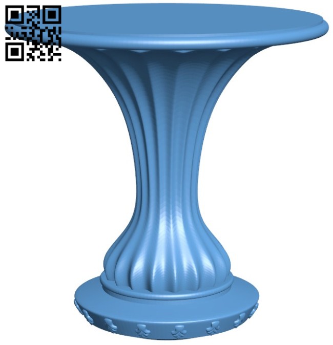 Table legs and chairs A004160 download free stl files 3d model for CNC wood carving