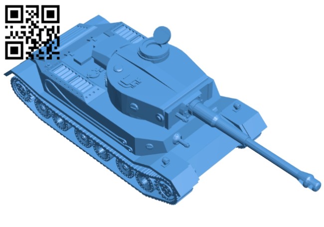 Tank B005647 download free stl files 3d model for 3d printer and CNC carving