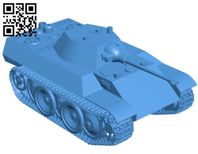 Tank Leopard B005385 file stl free download 3D Model for CNC and 3d printer