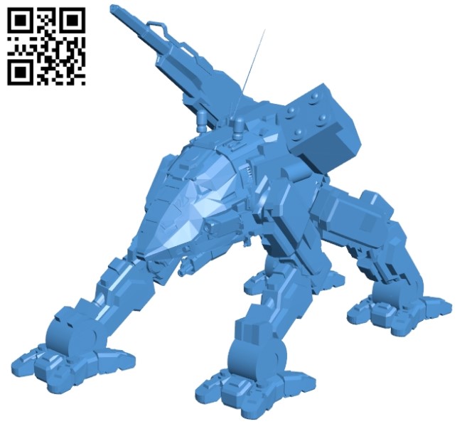 Thunder fox B005583 download free stl files 3d model for 3d printer and CNC carving