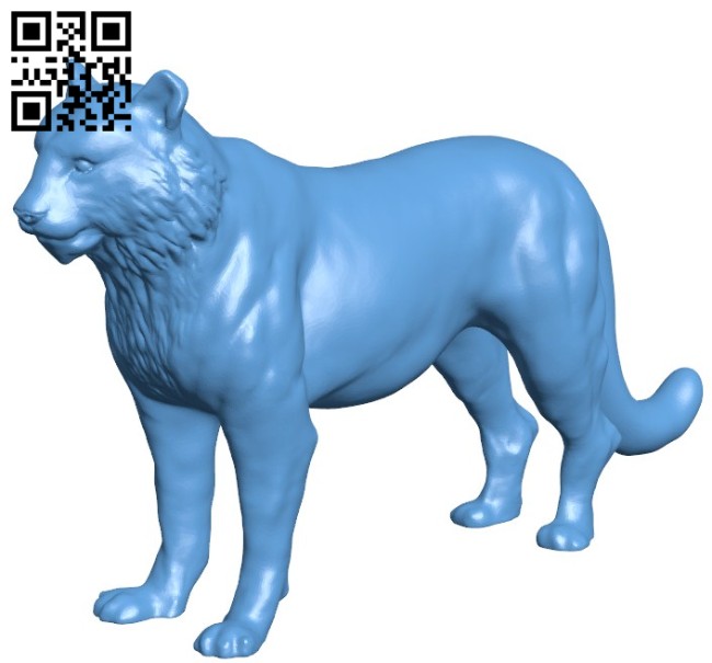 Tiger B005699 download free stl files 3d model for 3d printer and CNC carving