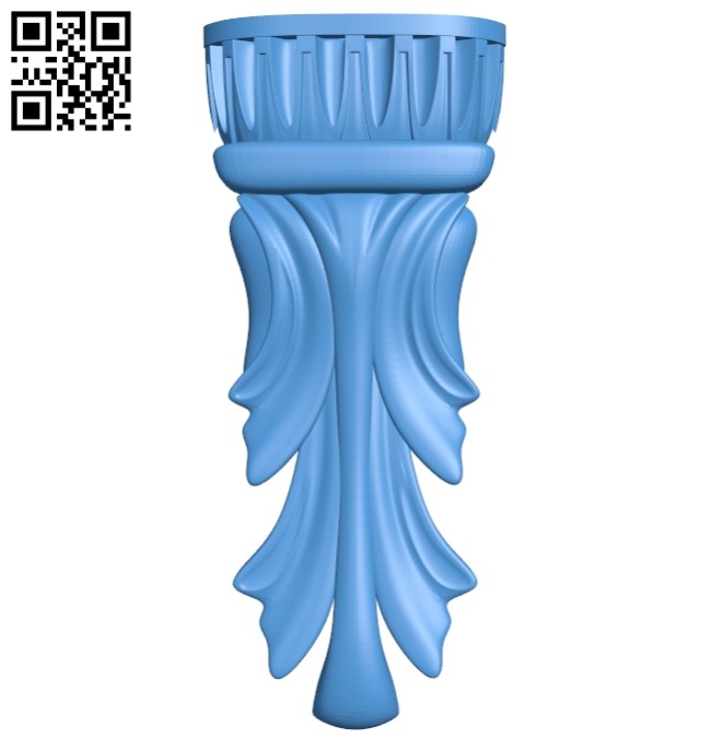 Top of the column A004074 download free stl files 3d model for CNC wood carving