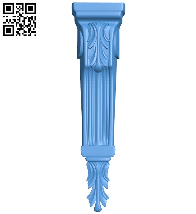 Top of the column A004075 download free stl files 3d model for CNC wood carving