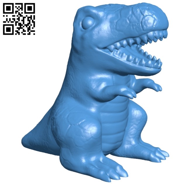 Trex dinosaurs B005682 download free stl files 3d model for 3d printer and CNC carving