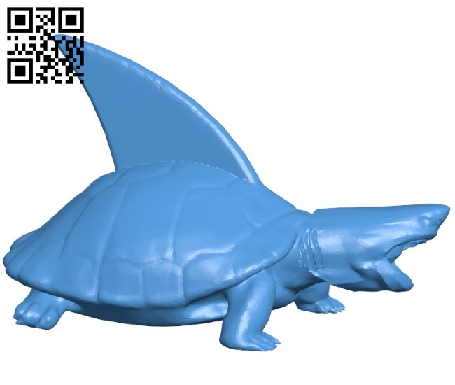 Turtle Shark B005350 file stl free download 3D Model for CNC and 3d printer