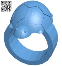 Turtle ring B005763 download free stl files 3d model for 3d printer and CNC carving