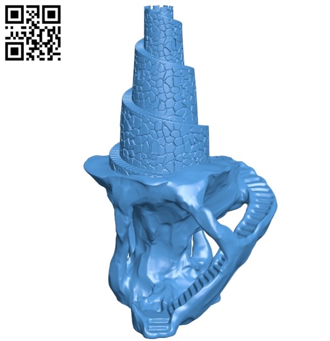 Twisted tower - house B005391 file stl free download 3D Model for CNC and 3d printer