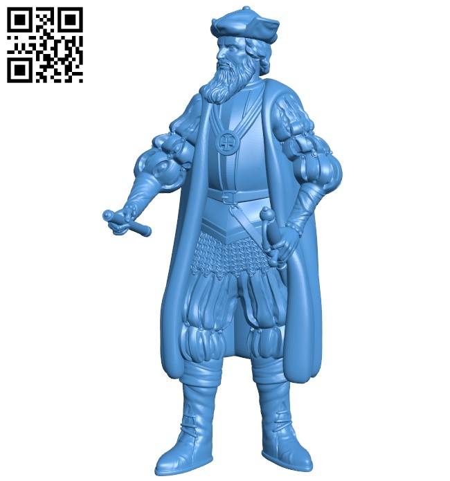 Vasco Da Gama B005293 file stl free download 3D Model for CNC and 3d printer