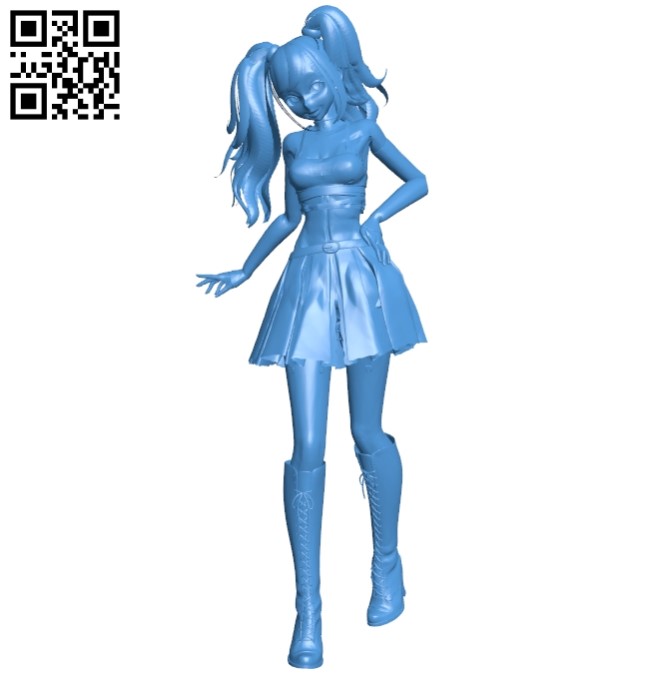 Victoria girl B005568 download free stl files 3d model for 3d printer and CNC carving