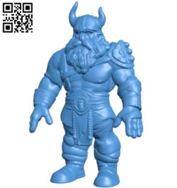 Viking man B005648 download free stl files 3d model for 3d printer and CNC carving