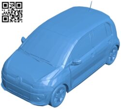 Volkswagen Up Car B005322 file stl free download 3D Model for CNC and 3d printer