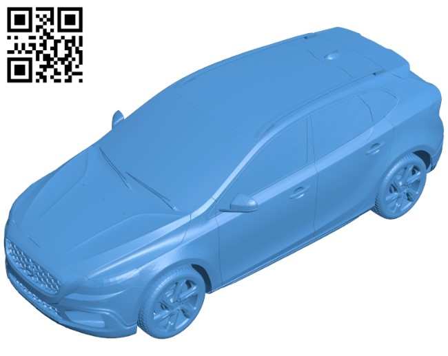 Volvo car B005538 download free stl files 3d model for 3d printer and CNC carving