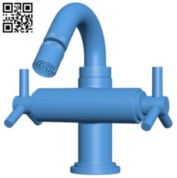 Water tap B005513 free download stl file 3D Model for CNC and 3d printer