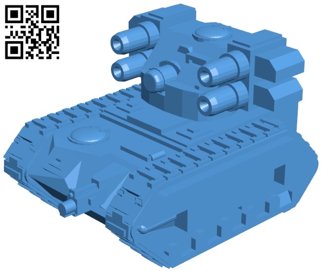 Wyvern Tank B005477 file stl free download 3D Model for CNC and 3d printer