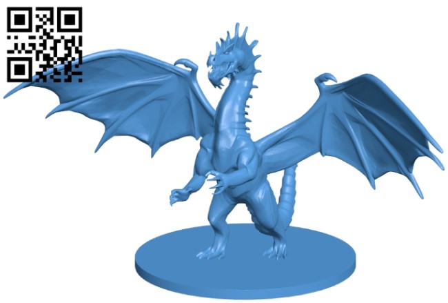 Young dragon B005465 file stl free download 3D Model for CNC and 3d printer  – Download Stl Files
