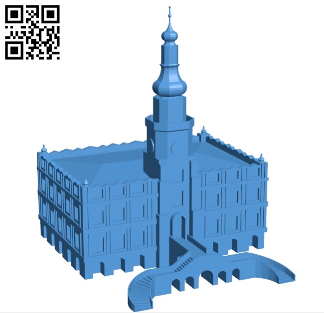 Zamosc - House B005460 file stl free download 3D Model for CNC and 3d printer