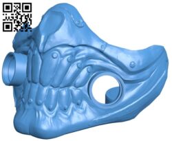 immortan Joe mask B005511 free download stl file 3D Model for CNC and 3d printer