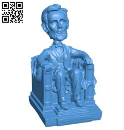 Abraham Lincoln B006188 download free stl files 3d model for 3d printer and CNC carving
