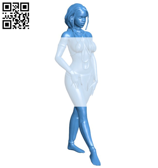 African Queen B005874 download free stl files 3d model for 3d printer and CNC carving