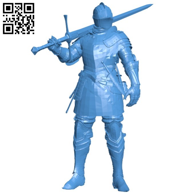Ancient knight B005881 download free stl files 3d model for 3d printer and CNC carving