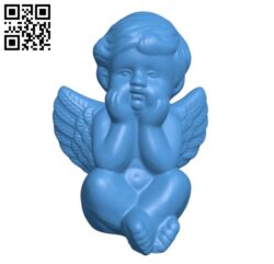 Angel B006189 download free stl files 3d model for 3d printer and CNC carving