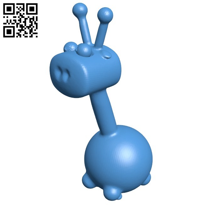 Balloon giraffe B005791 download free stl files 3d model for 3d printer and CNC carving