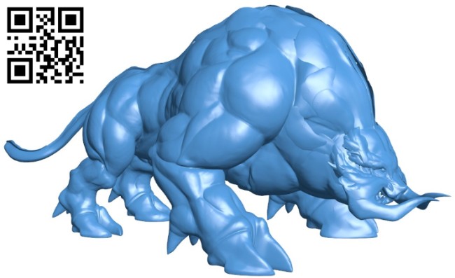 Beast ganon B005892 download free stl files 3d model for 3d printer and CNC carving