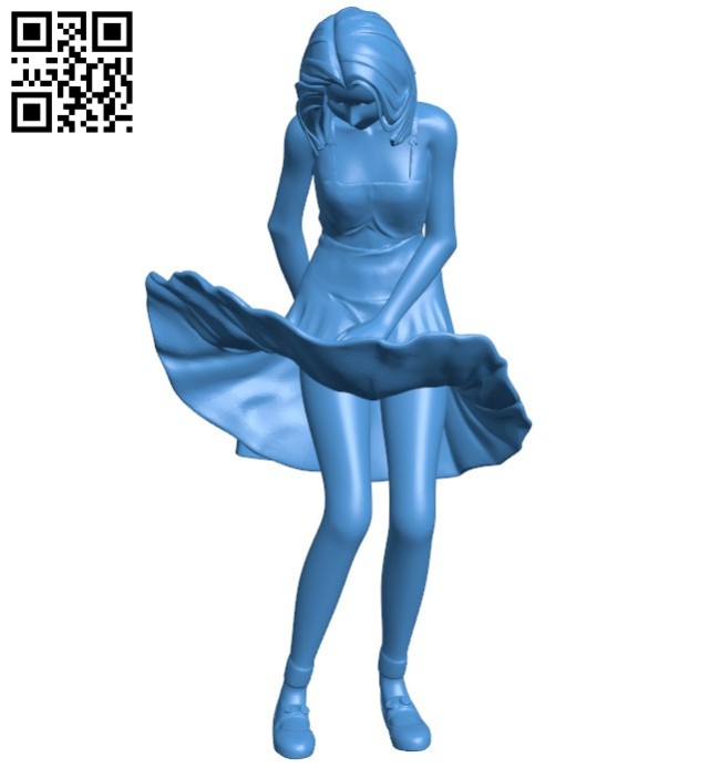 Beautiful Girl B006256 download free stl files 3d model for 3d printer and CNC carving