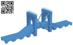 Bridge B006244 download free stl files 3d model for 3d printer and CNC carving