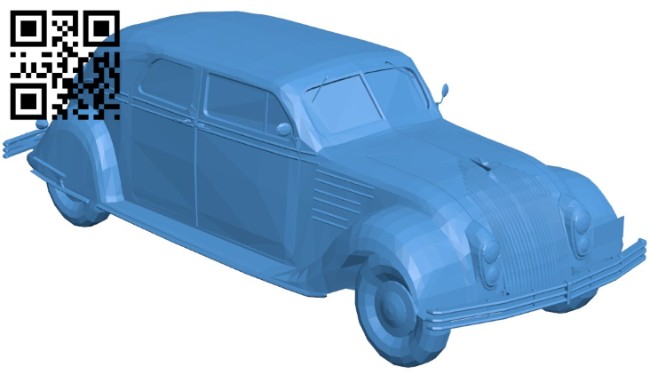 Car chrysler airflow B005867 download free stl files 3d model for 3d printer and CNC carving