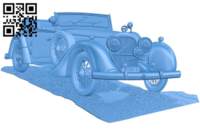 Car picture A004201 download free stl files 3d model for CNC wood carving