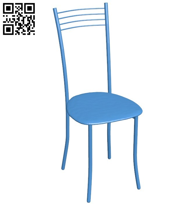Chair usual B005889 download free stl files 3d model for 3d printer and CNC carving