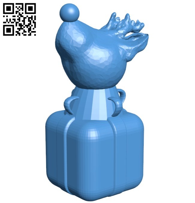 Christmas Chess Knight B005803 download free stl files 3d model for 3d printer and CNC carving