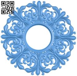 Circular disk pattern A004293 download free stl files 3d model for CNC wood carving