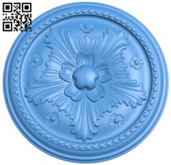 Circular disk pattern A004294 download free stl files 3d model for CNC wood carving