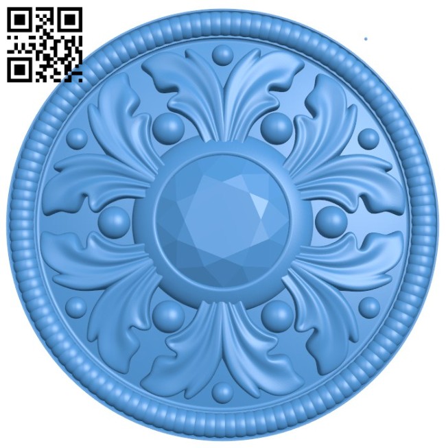 Circular disk pattern A004315 download free stl files 3d model for CNC wood carving