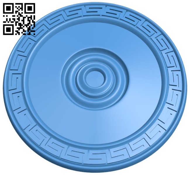 Circular disk pattern A004323 download free stl files 3d model for CNC wood carving