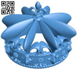 Crown B005934 download free stl files 3d model for 3d printer and CNC carving
