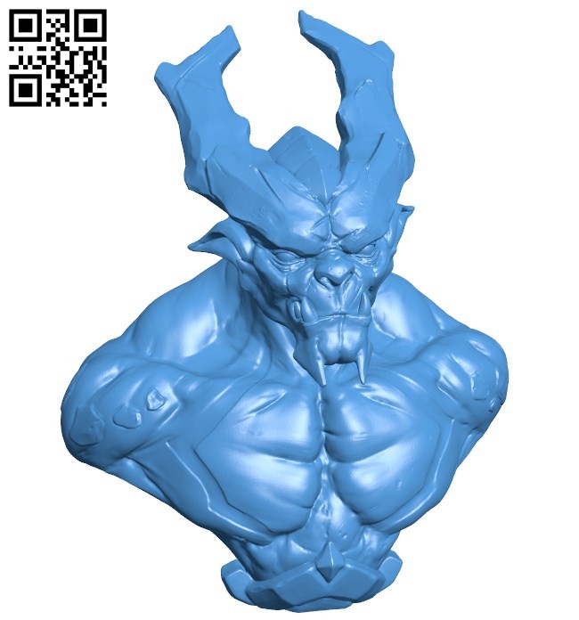 Dark Devil B005814 download free stl files 3d model for 3d printer and CNC carving