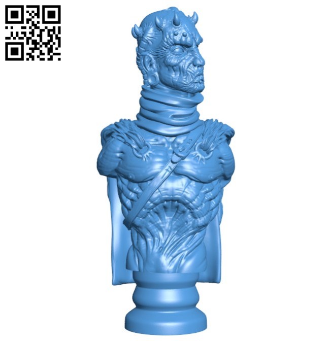 Demon Lord B005893 download free stl files 3d model for 3d printer and CNC carving