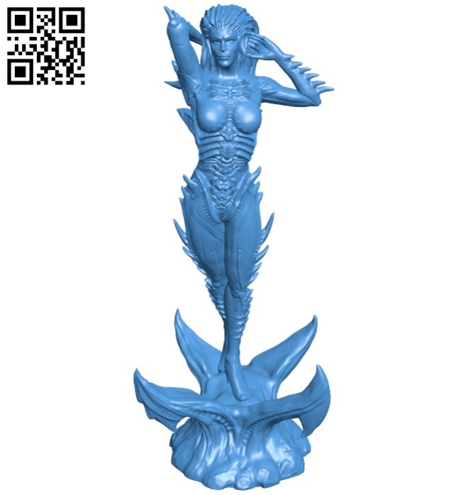 Devil kerrygan B006024 download free stl files 3d model for 3d printer and CNC carving