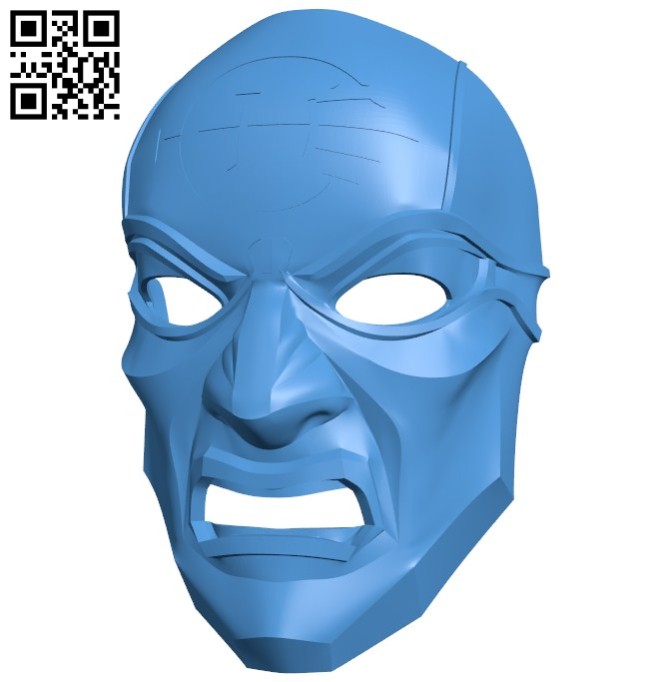 Dishonored overseer mask B006280 download free stl files 3d model for 3d printer and CNC carving