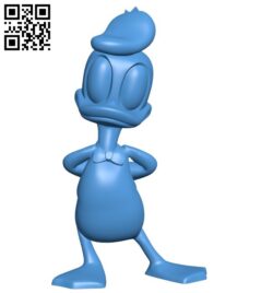 Donald B006203 download free stl files 3d model for 3d printer and CNC carving