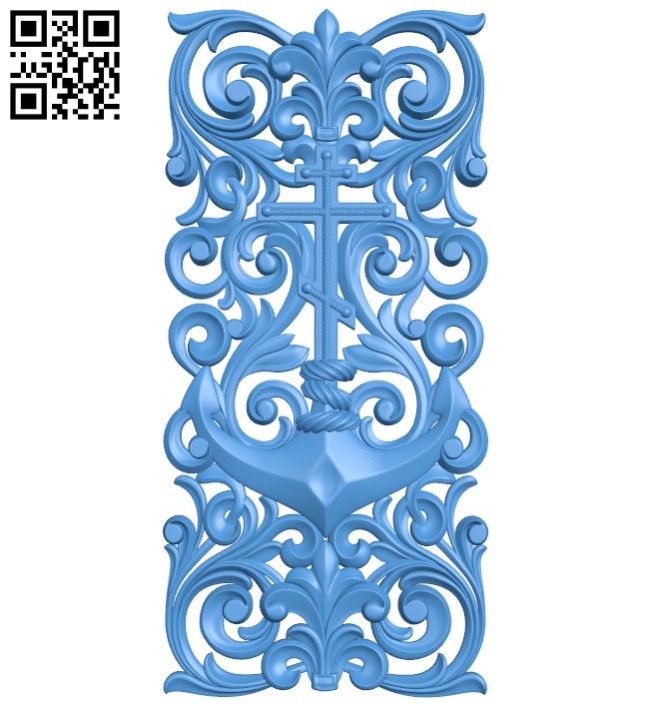 Door pattern design A004395 download free stl files 3d model for CNC wood carving