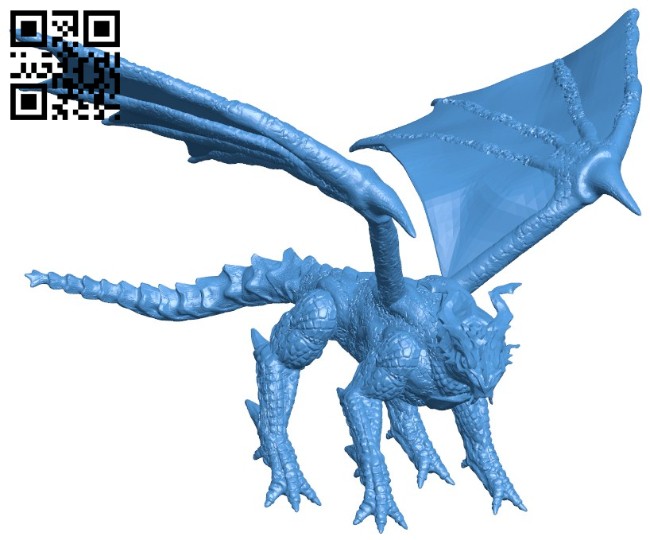 Dragon B005905 download free stl files 3d model for 3d printer and CNC carving
